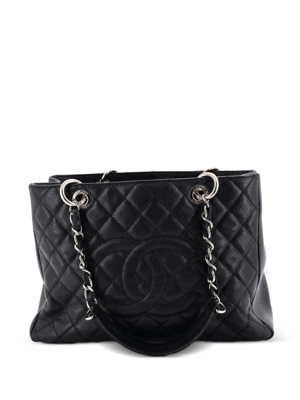CHANEL Pre-Owned Grand Shopping Quilted Caviar tote bag - Black