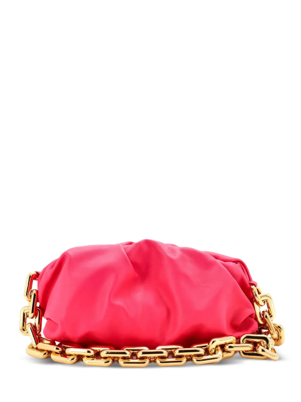 Bottega Veneta Pre-Owned The Chain Pouch Leather Teen shoulder bag - Pink