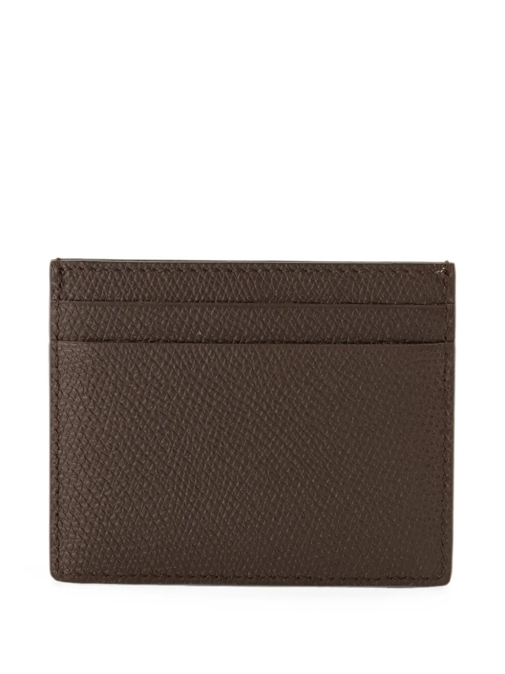 Valentino Garavani VLogo Signature leren pasjeshouder Bruin