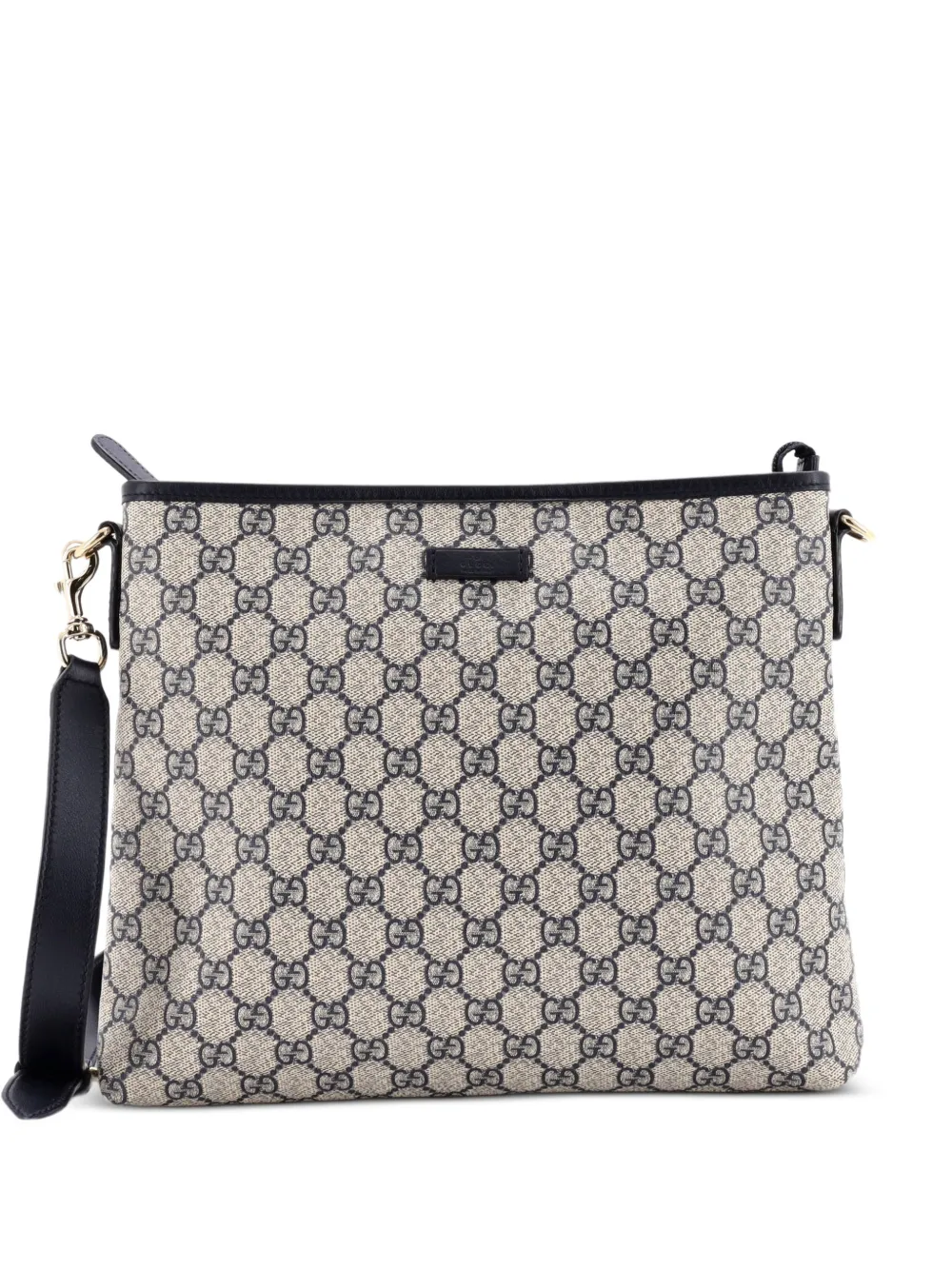 Gucci Pre-Owned Mittelgroße Kuriertasche mit GG-Beschichtung - Blau