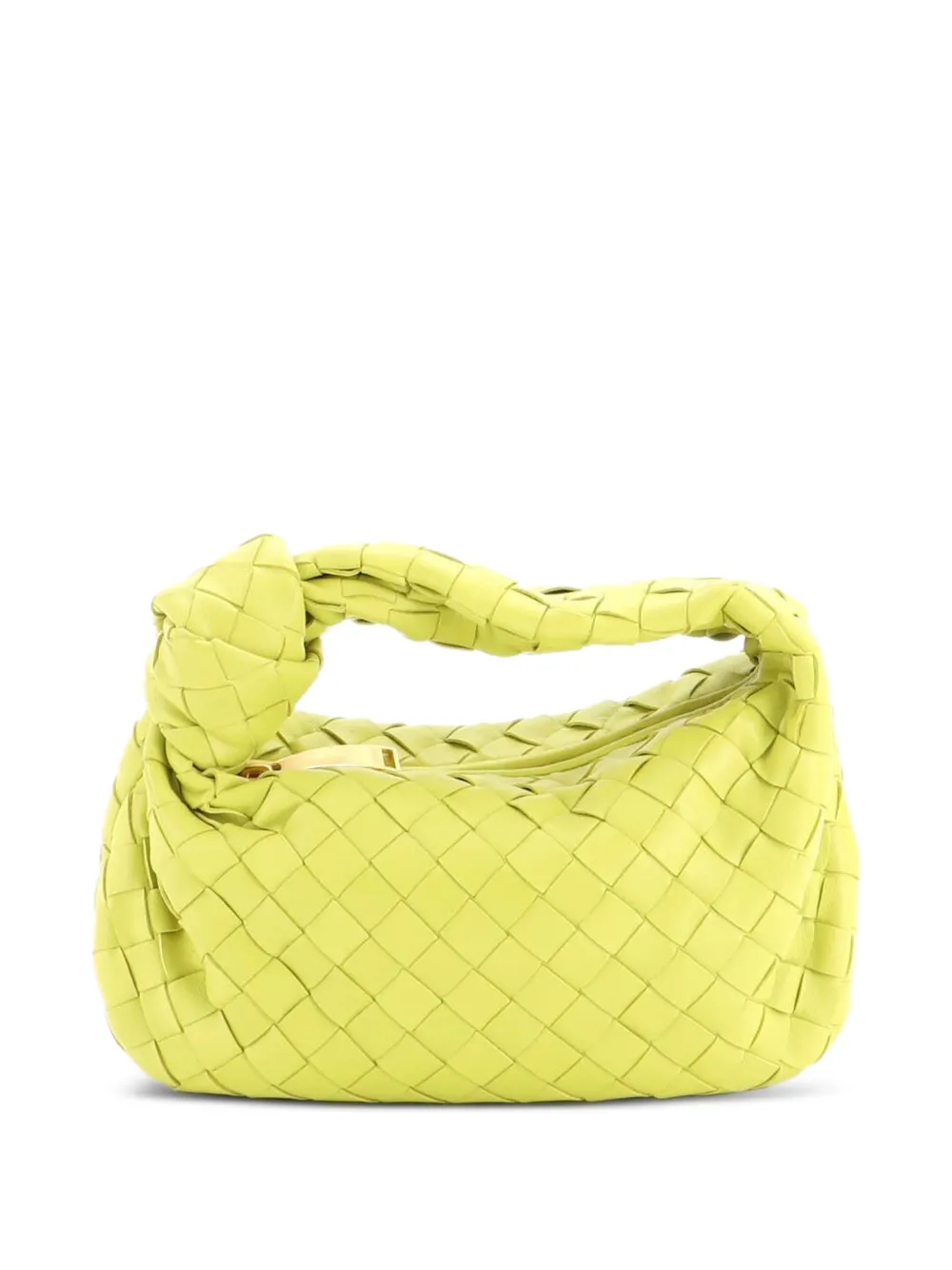 Bottega Veneta Pre-Owned BV Jodie Intrecciato Nappa Mini hobo bag - Yellow