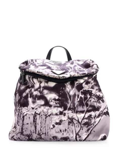 Prada Pre-Owned mochila Signature de nylon estampado