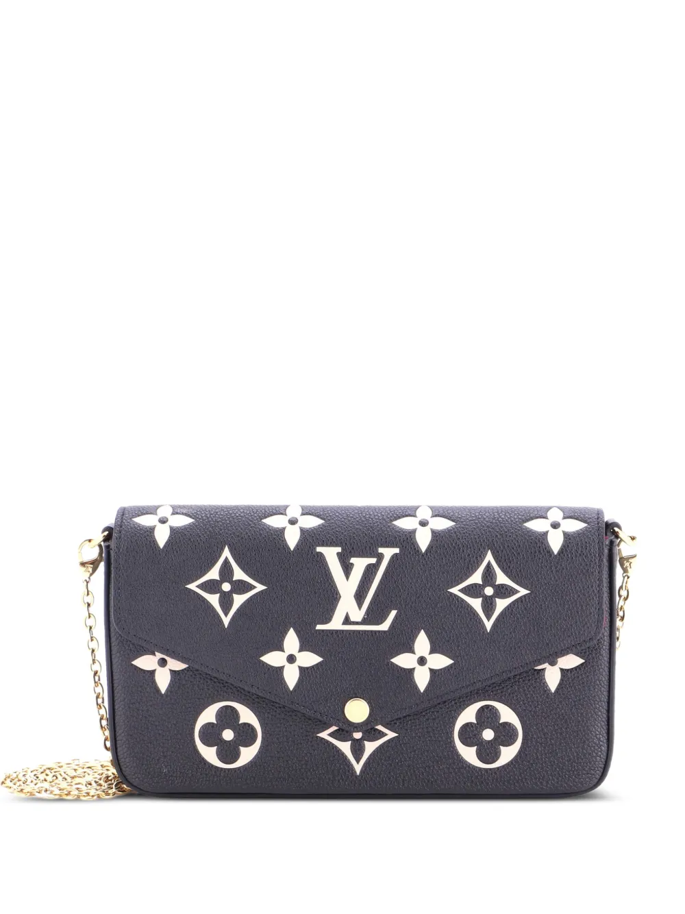 Louis Vuitton Pre-Owned Felicie Pochette Umhängetasche mit Monogramm - Schwarz