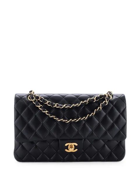 CHANEL Pre-Owned Classic Double Flap Bag Quilted Lambskin Medium shoulder bag