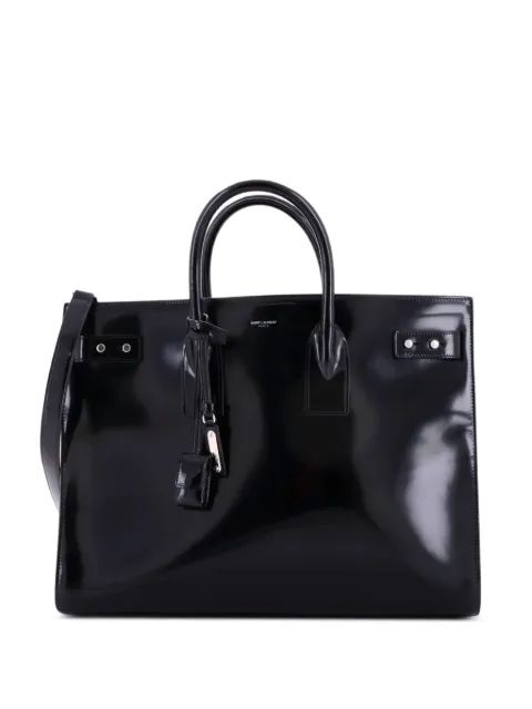Saint Laurent Pre-Owned tote Sac de Jour Thin grande de charol