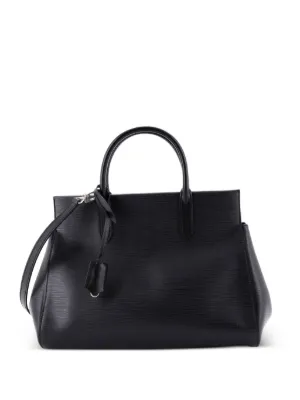 The Row Pre-Owned Margaux Leather Tote Bag | Black | FARFETCH