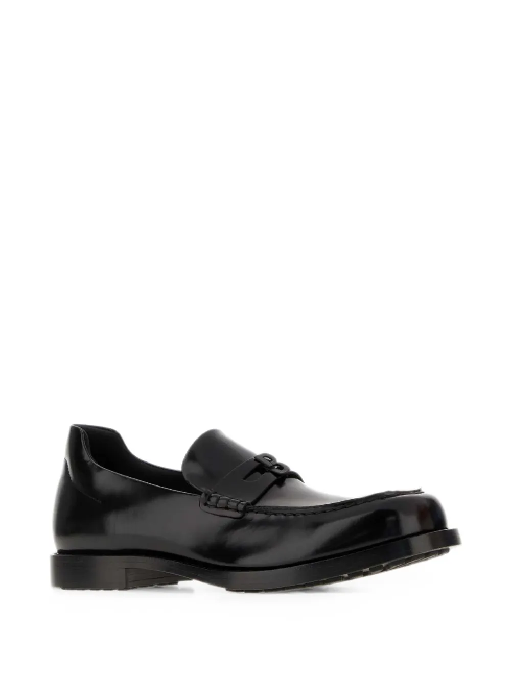 Balenciaga Comfy logo-plaque loafers Zwart