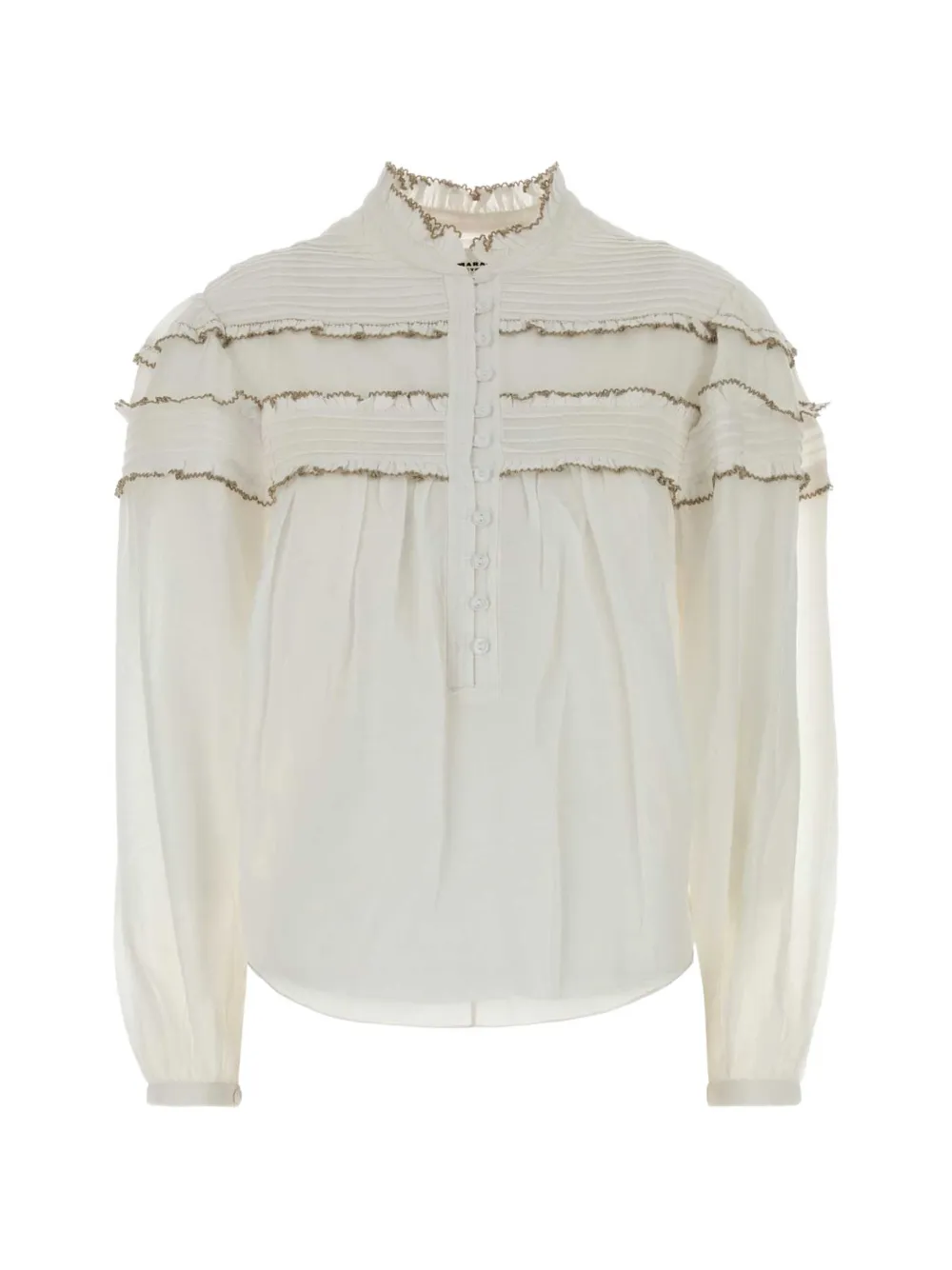 MARANT ÉTOILE Doane ruffled blouse - White