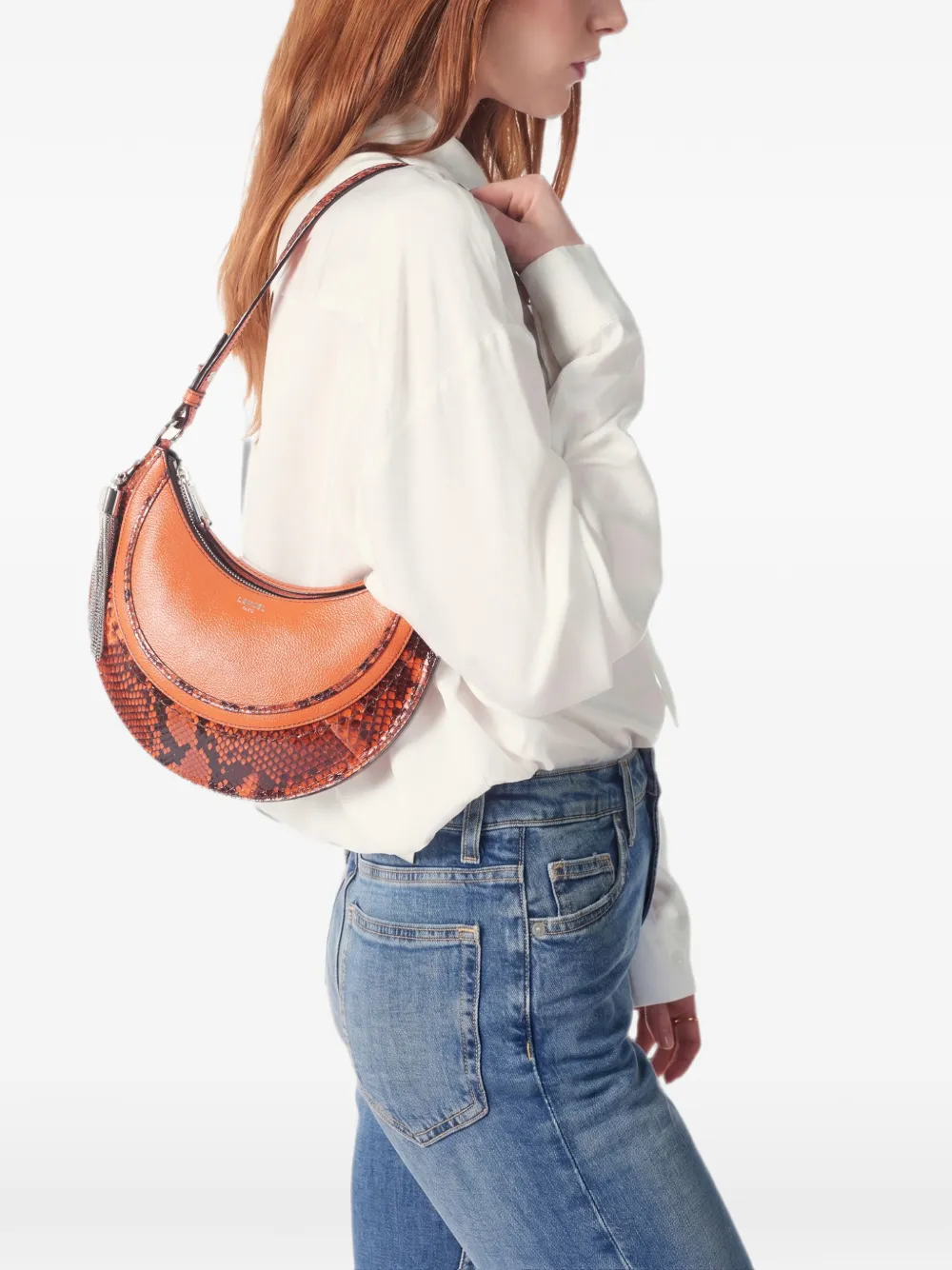 Lancel Hobohme schoudertas Oranje