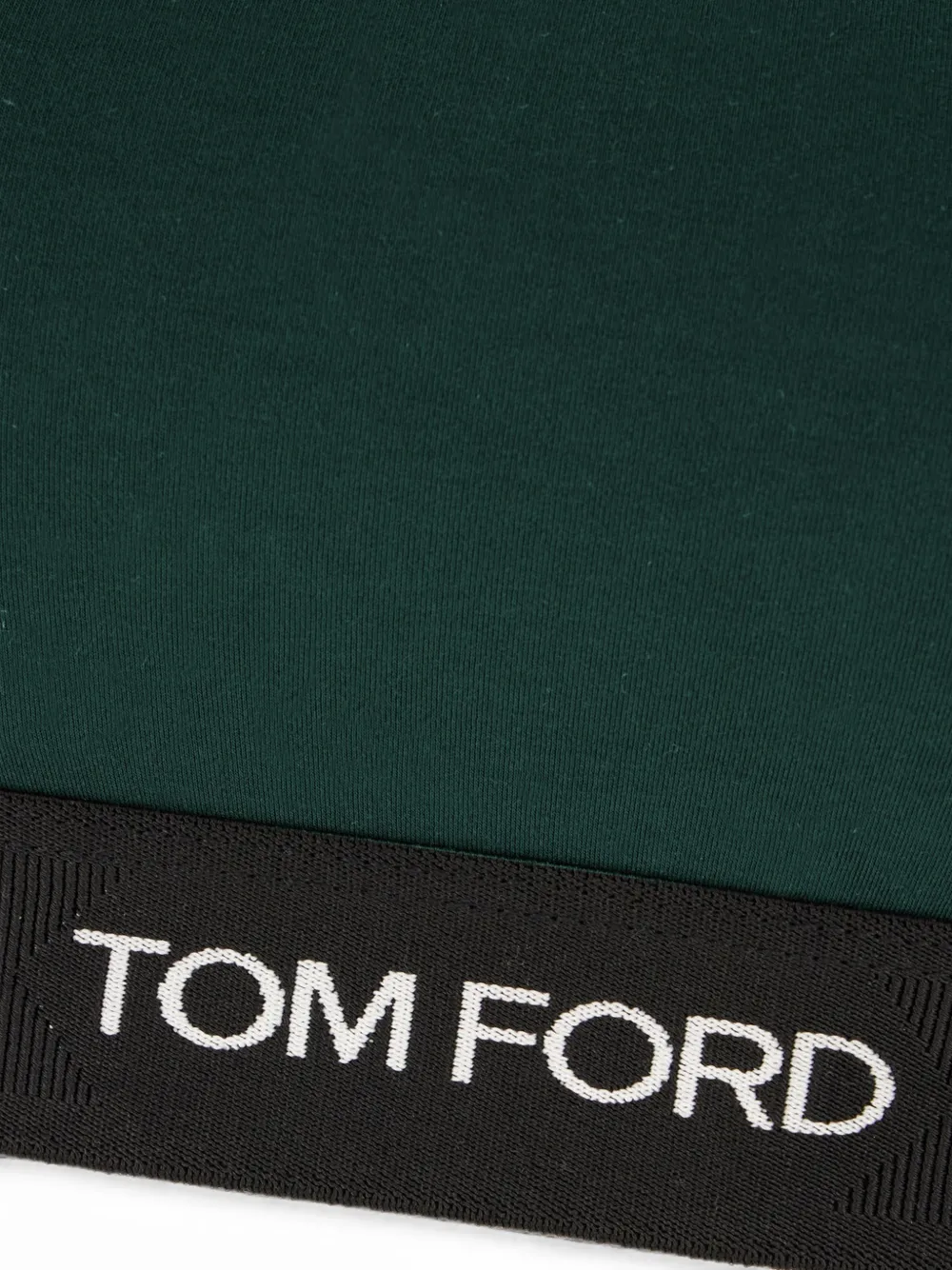 TOM FORD Sport-bh met logoband Groen