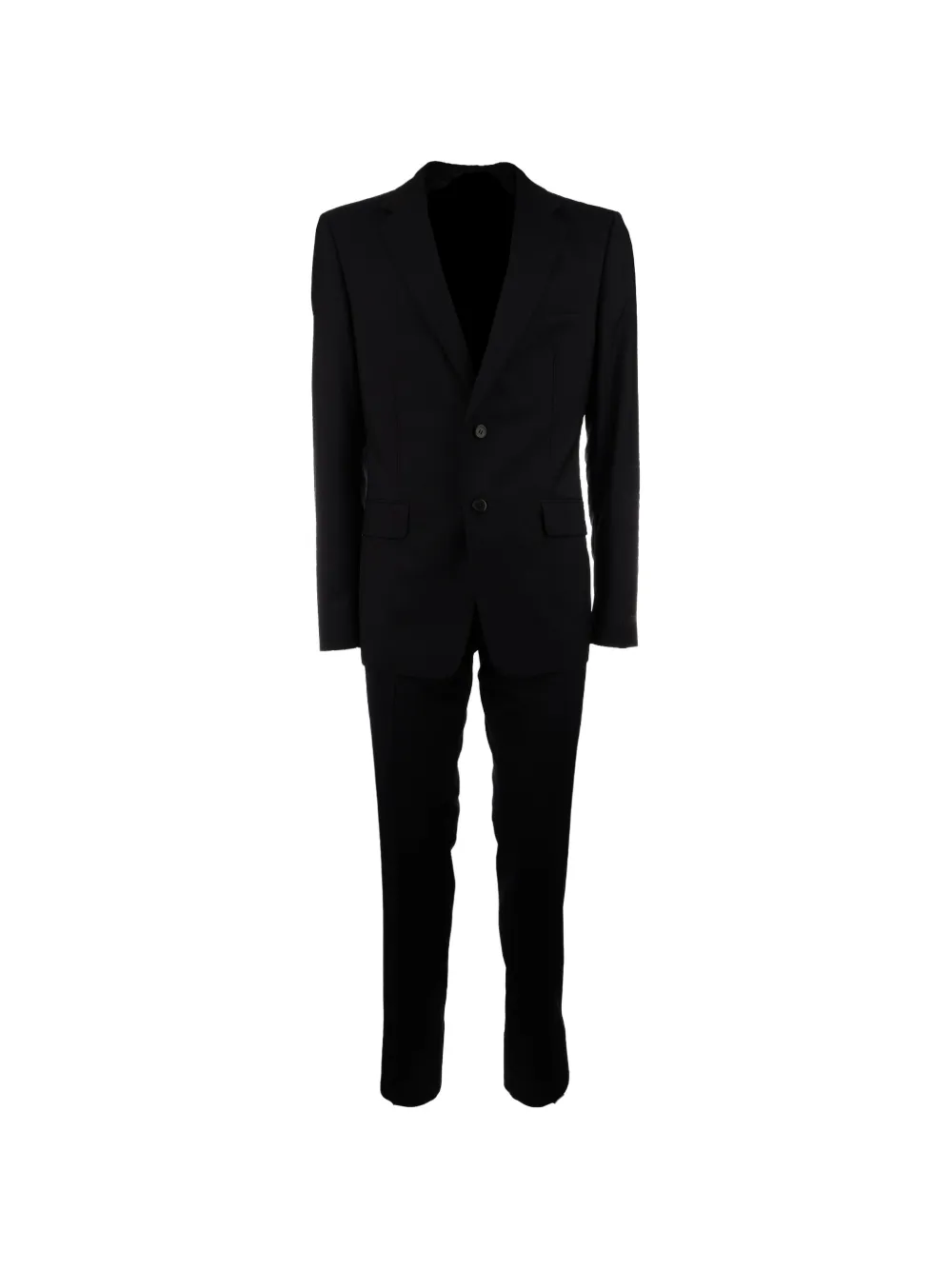 Prada single-breasted notched-lapel suit - Blu