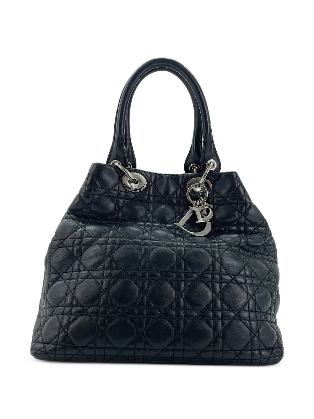 Christian Dior Pre-Owned 2010s Cannage hand bag - Black
