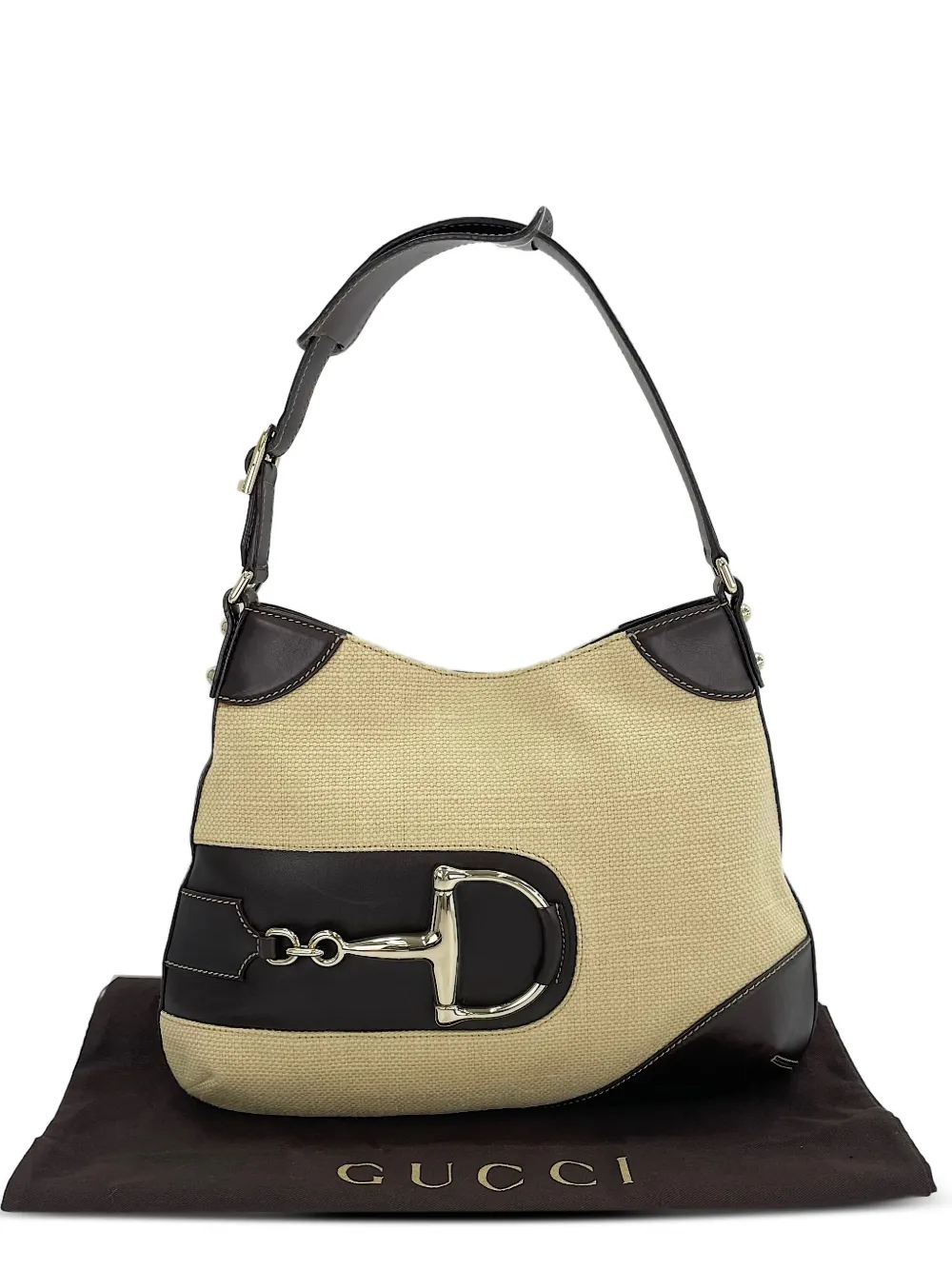 Gucci Pre-Owned 2000s Horsebit shoulder bag - Nude