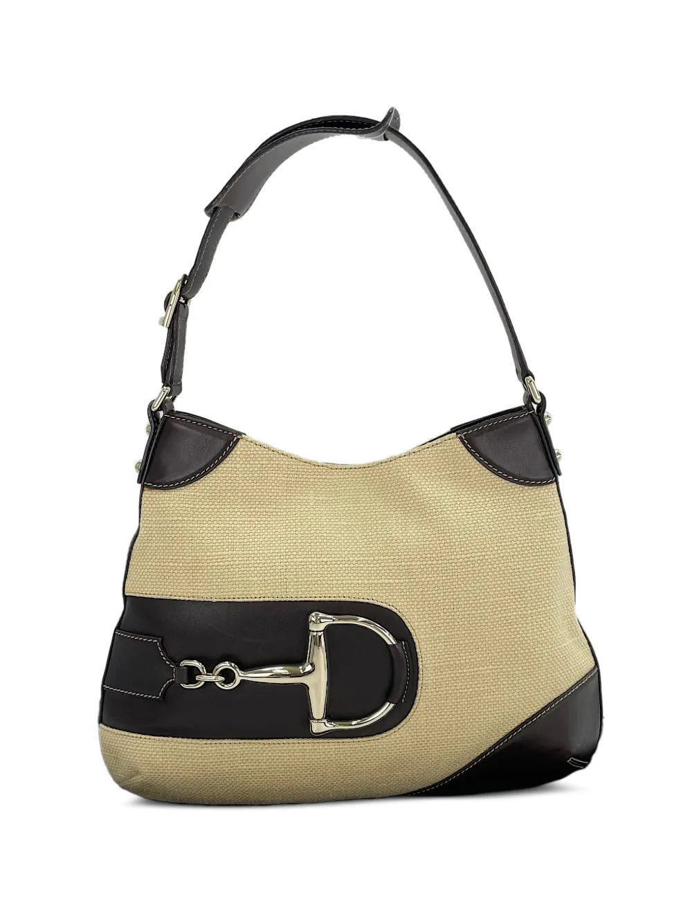 Gucci Pre-Owned 2000s Horsebit shoulder bag - Nude
