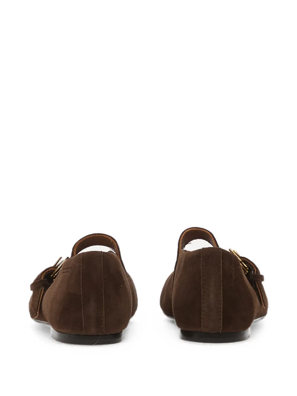 VAGABOND Aleya buckle-fastening ballet flats Bruin