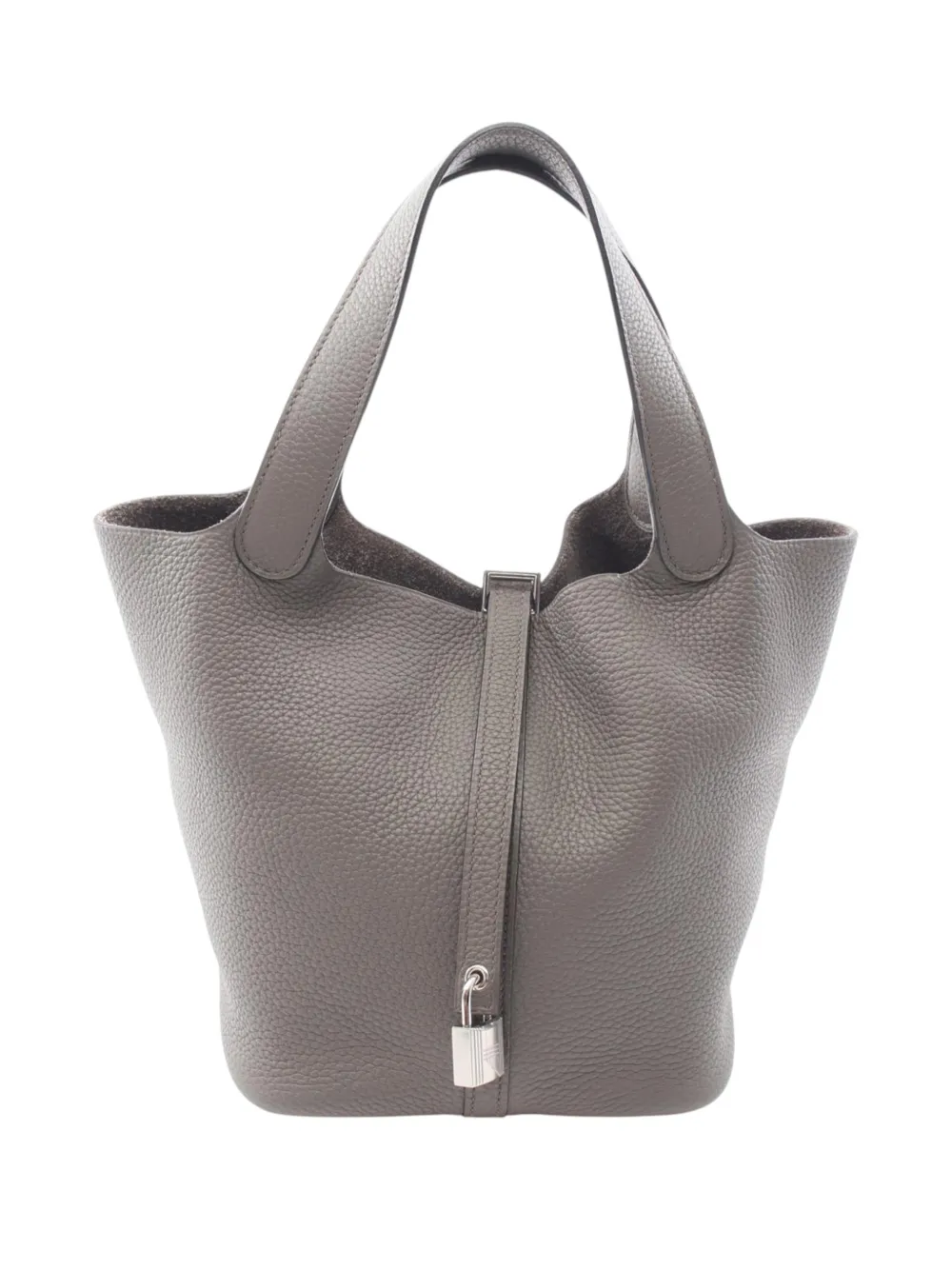Hermès Pre-Owned 2018 Clemence Picotin Lock Handtasche 22cm - Grau