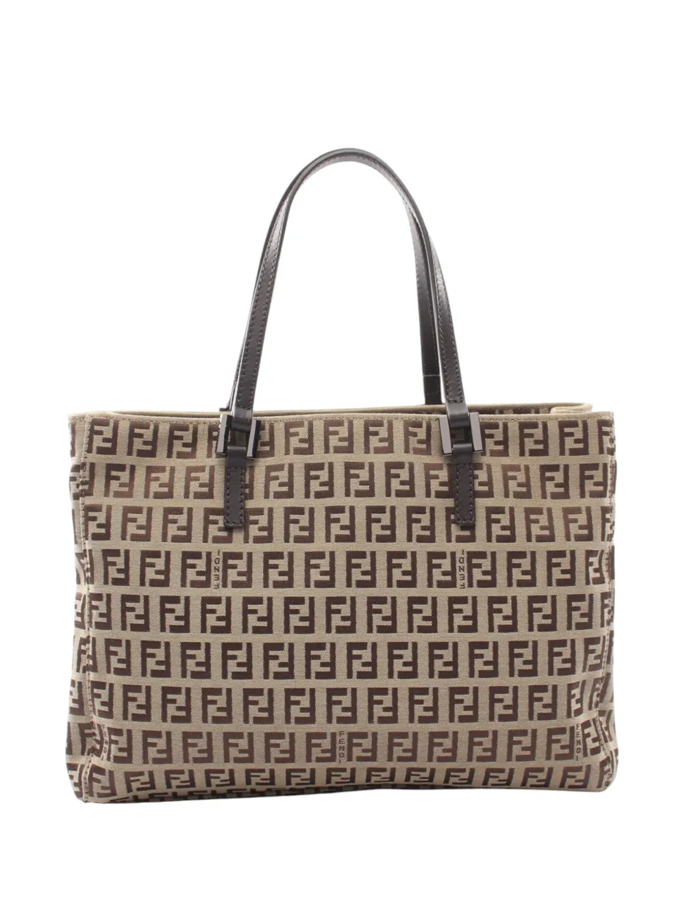 Fendi Pre-Owned 2000-2010 Zucchino Tote Bag aus Canvas - Nude