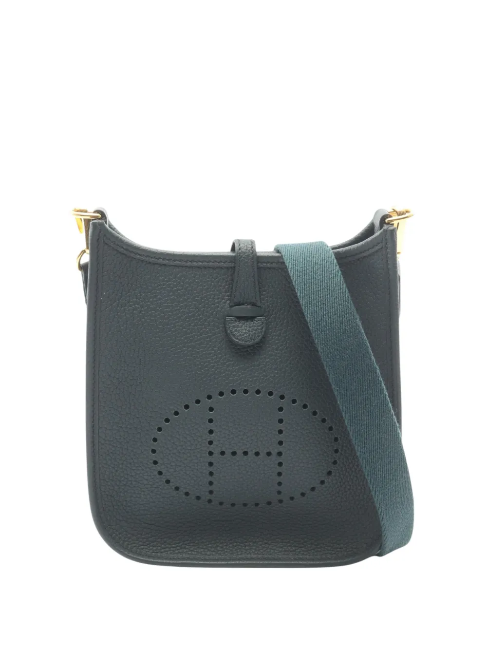 Hermès Pre-Owned 2022 Clemence Evelyne Amazone Umhängetasche 16cm - Grün