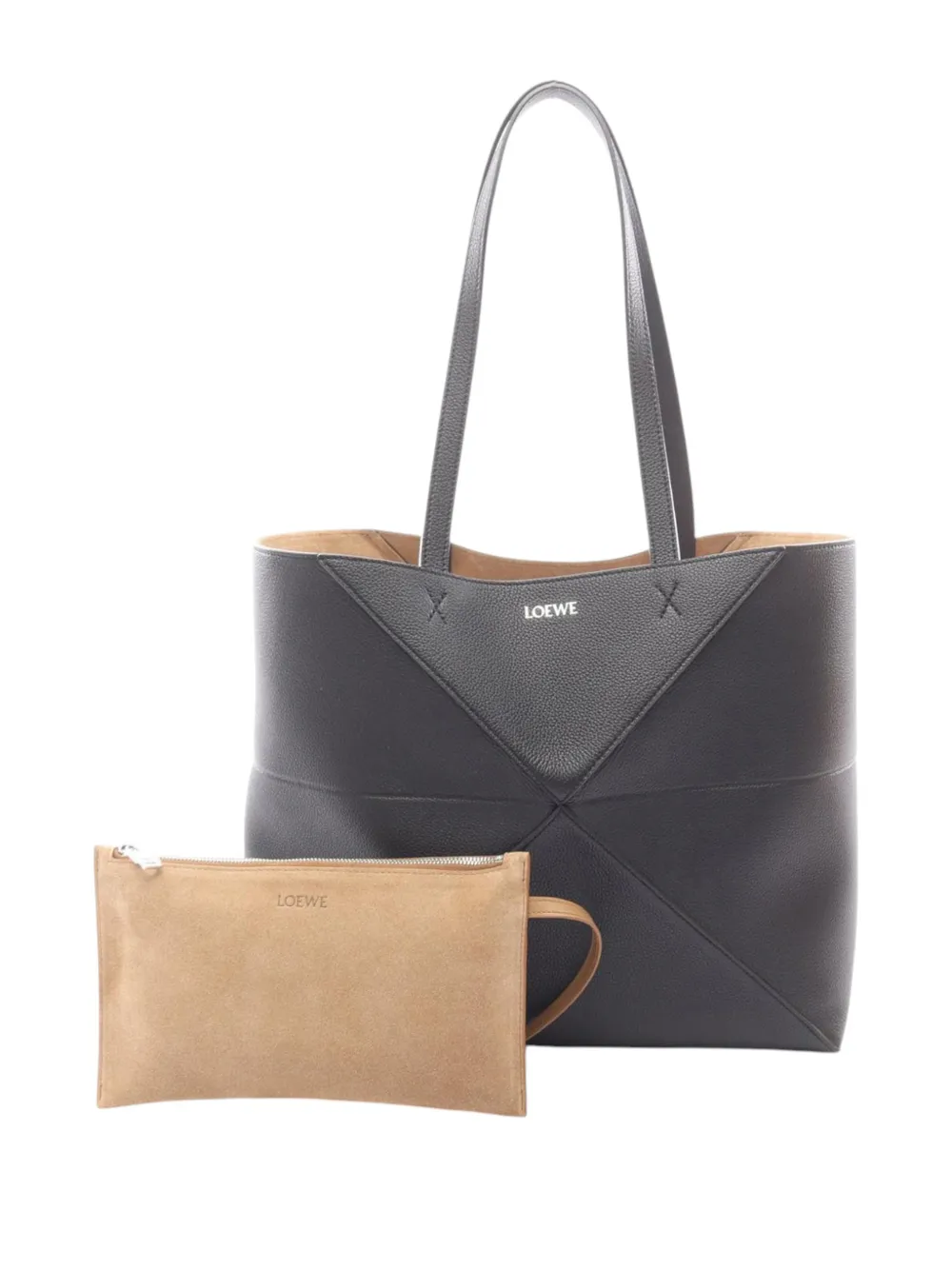 Loewe Pre-Owned 2010-2206 Medium Puzzle Fold tote bag - Black