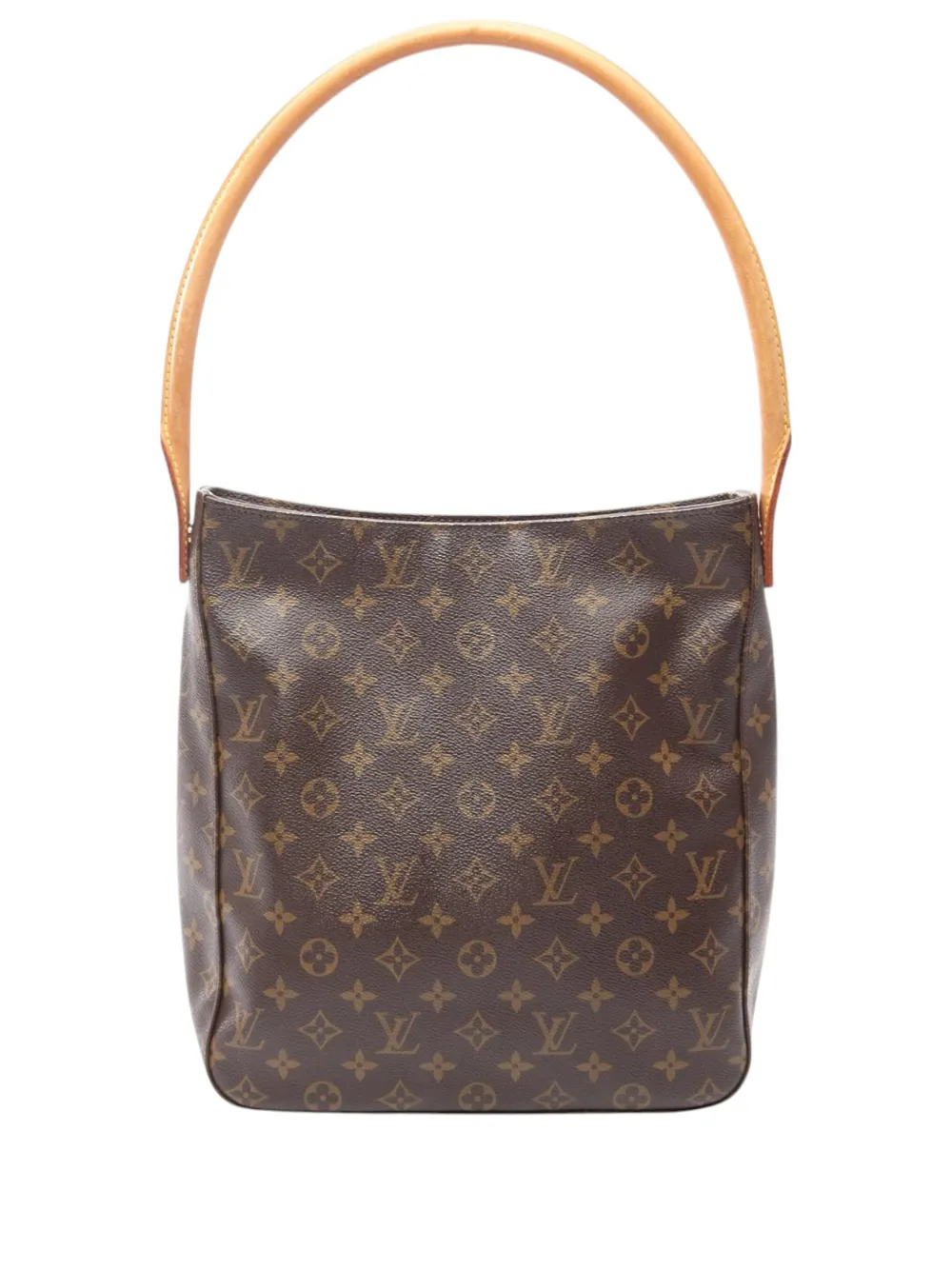 Louis Vuitton Pre-Owned Borsa a spalla Looping GM con monogramma 2002 - Marrone