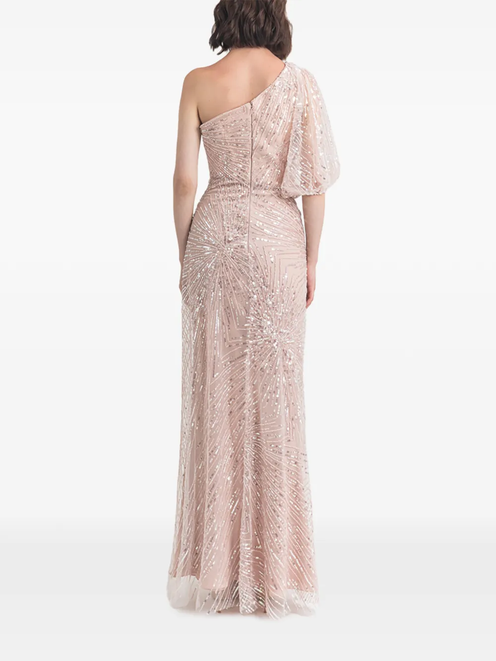 Gemy Maalouf Asymmetrische jurk Beige