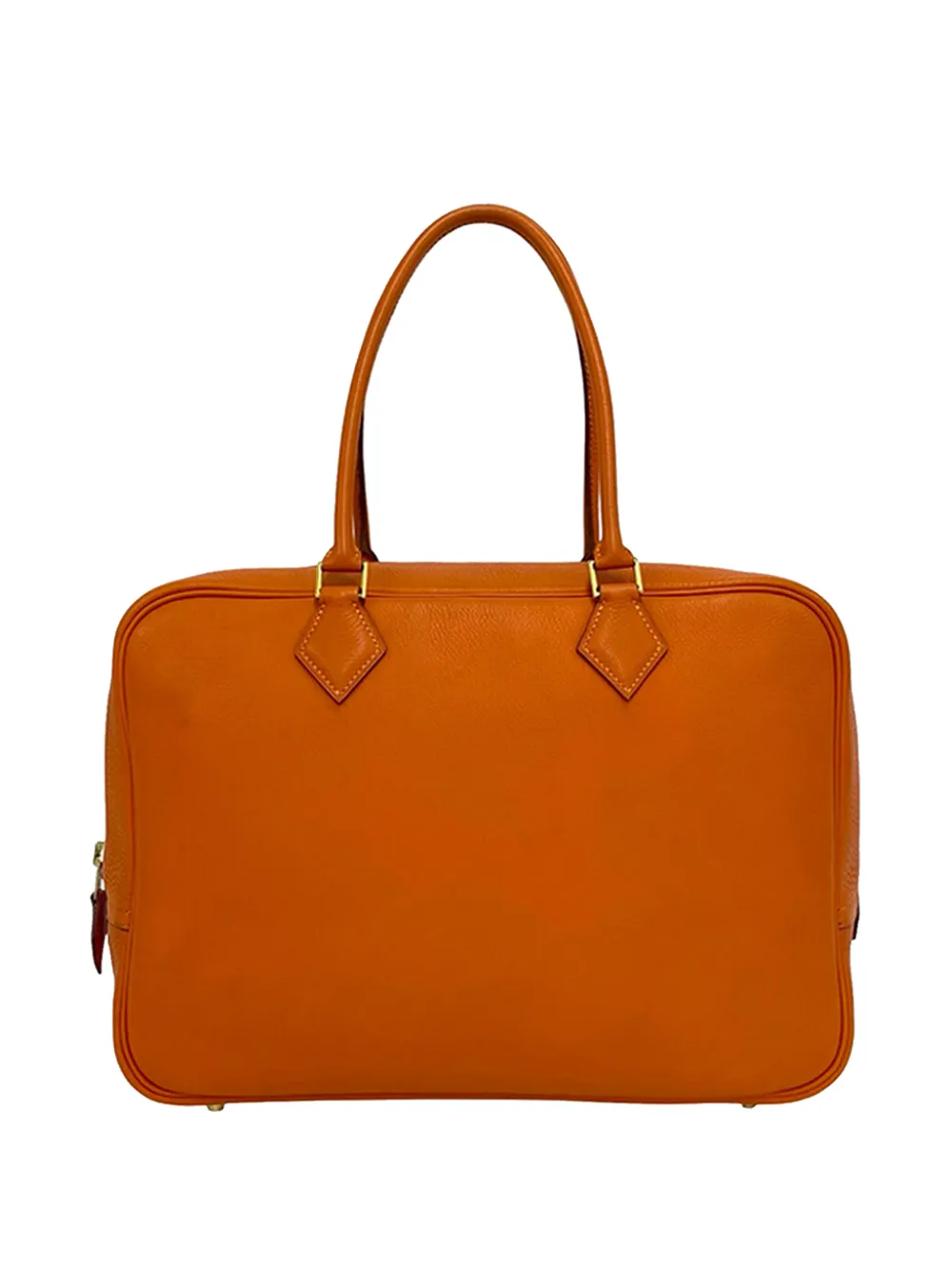 Hermès Pre-Owned 2000-2026 Veau Madame Plume Handtasche 32cm - Orange