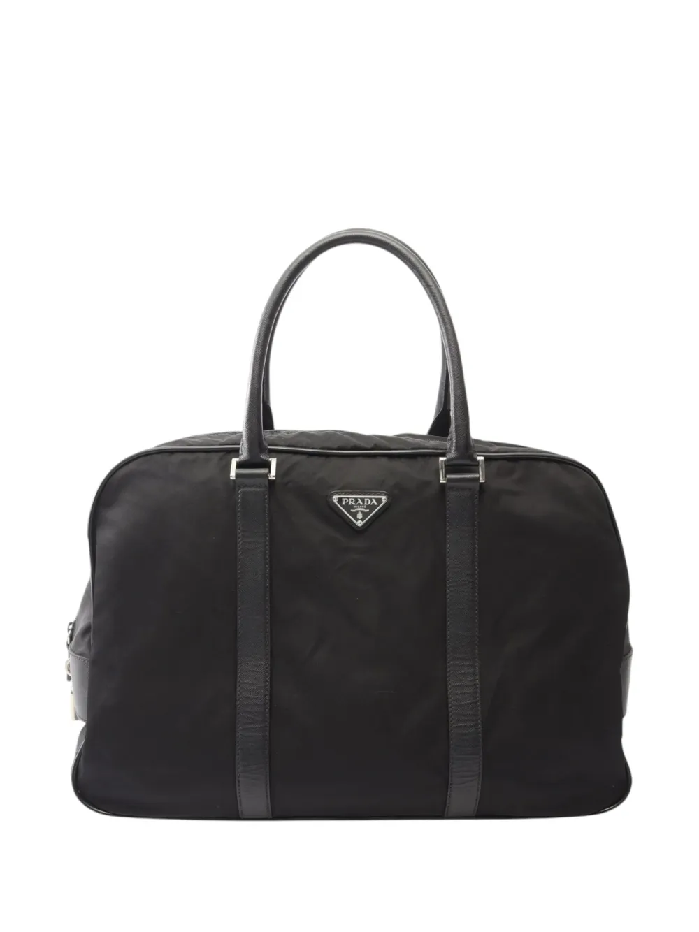 Prada Pre-Owned 2013-2026 Tessuto Tote Bag aus Saffiano-Leder - Schwarz
