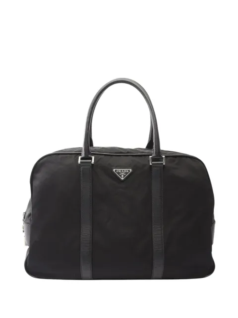 Prada Pre-Owned 2013-2026 Saffiano Trimmed Tessuto handbag