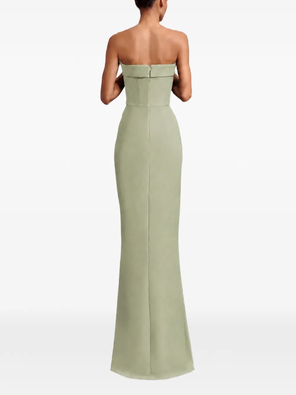Gemy Maalouf Strapless jurk Groen