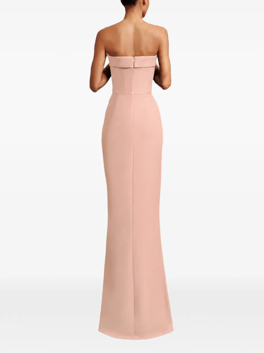 Gemy Maalouf Strapless jurk Roze
