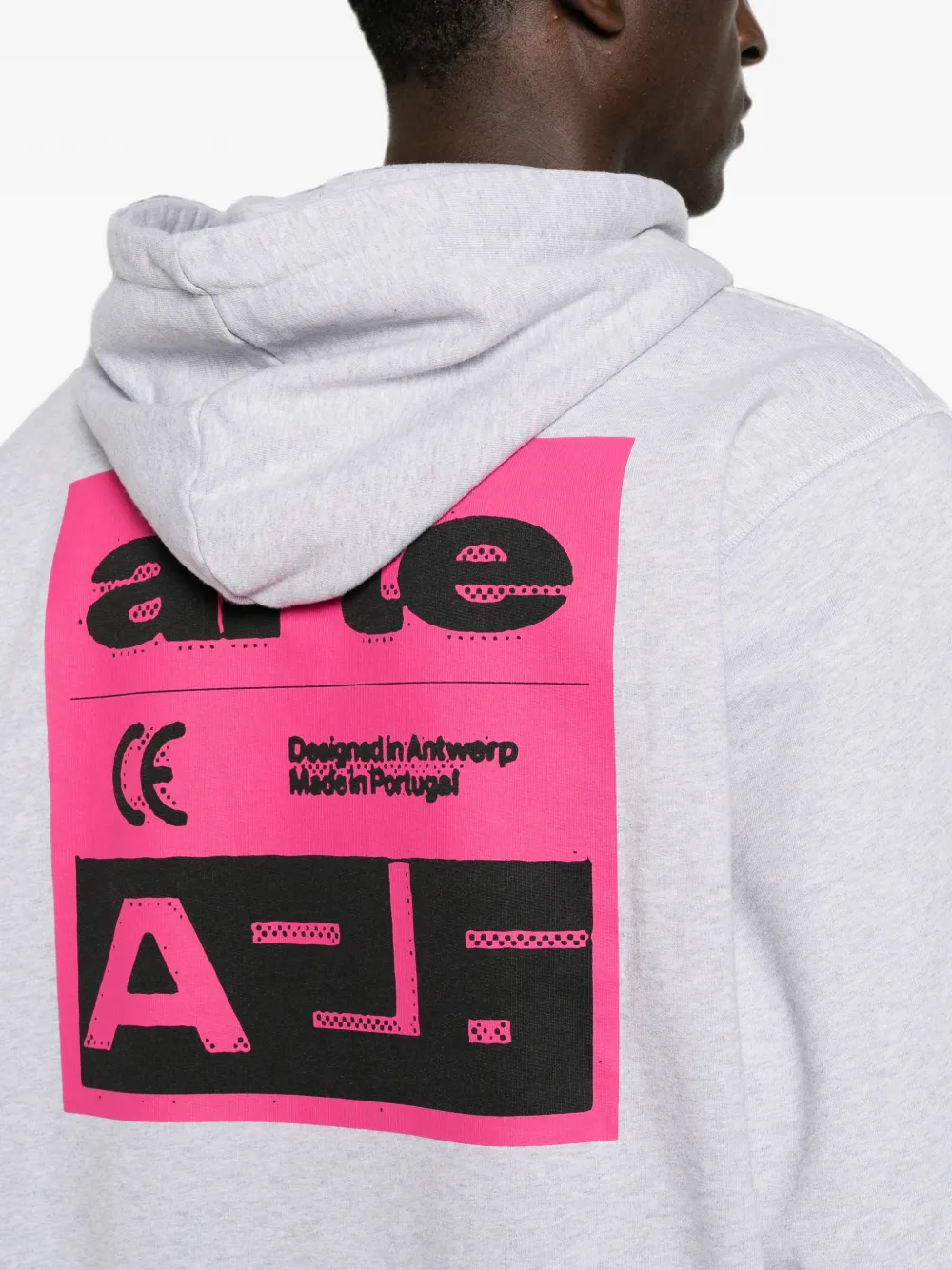 Arte Antwerp Hoodie met print Grijs