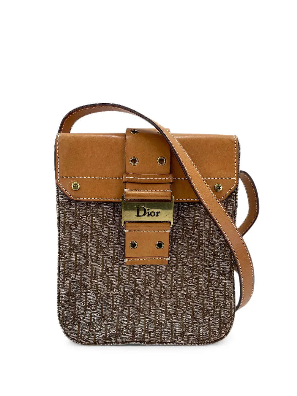 Christian Dior Pre-Owned 2000s Trotter shoulder bag - Brown
