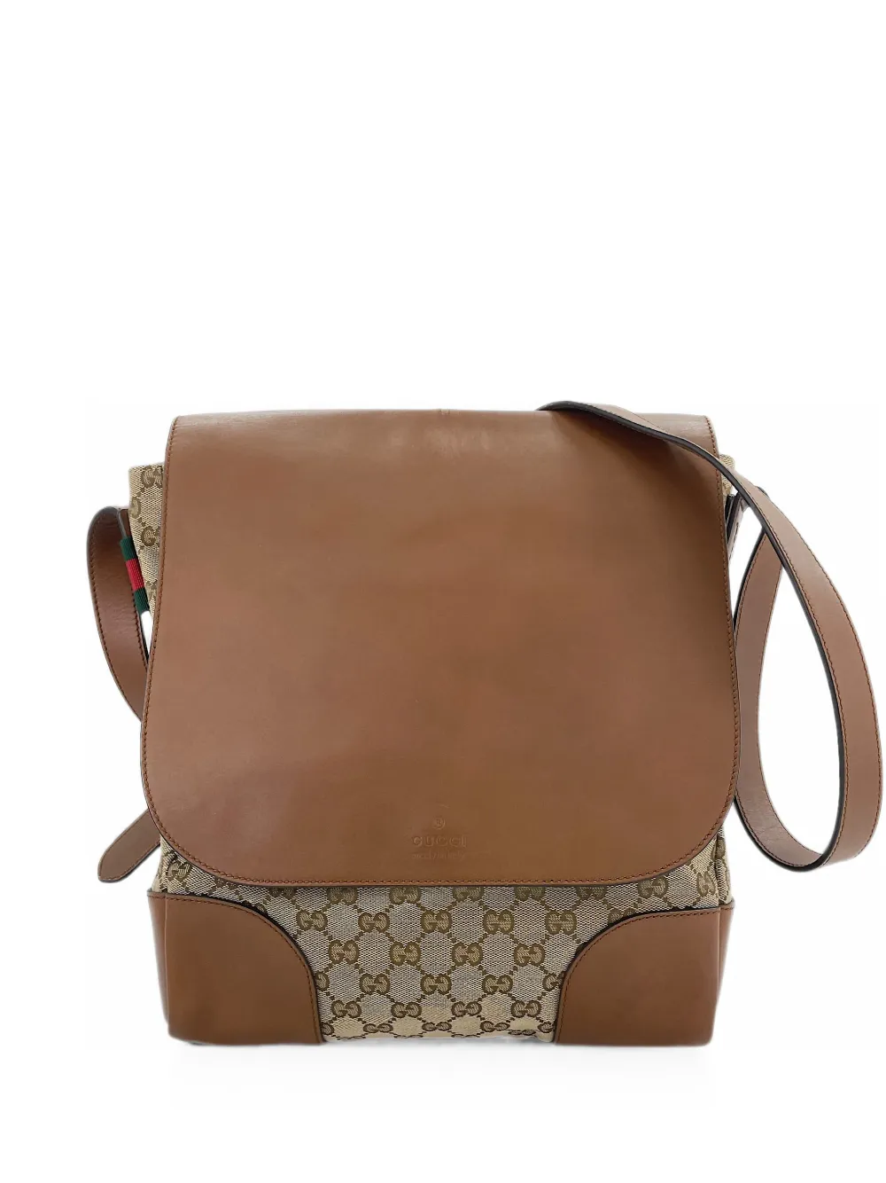 Gucci Pre-Owned 2000s GG canvas shoulder bag - Nude