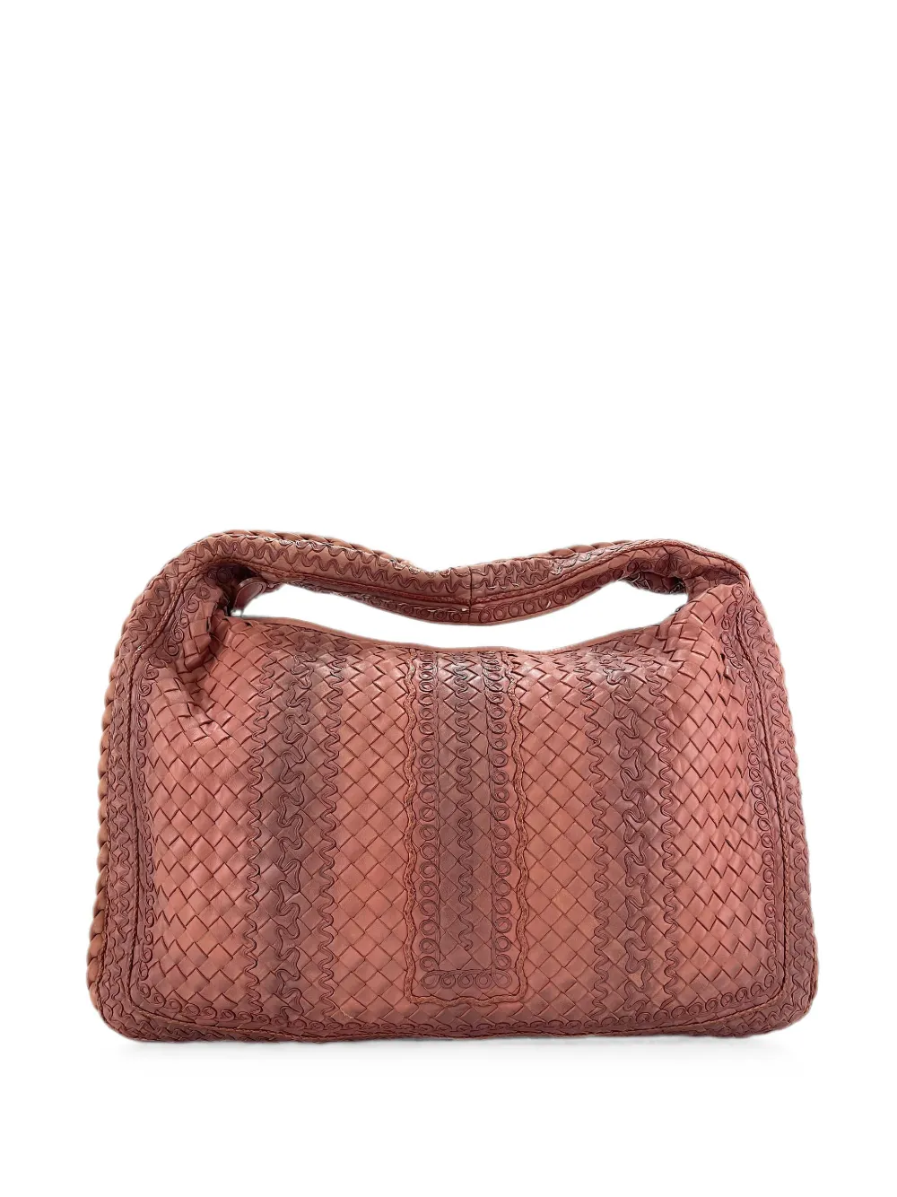 Bottega Veneta Pre-Owned 2000s Intrecciato shoulder bag - Braun