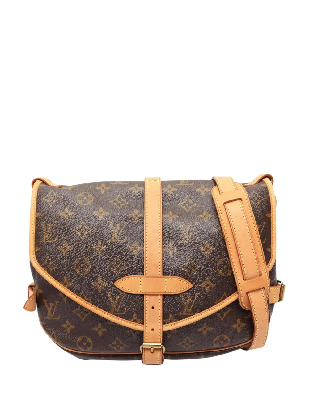 Louis Vuitton Pre-Owned 2008 Monogram Saumur 30 crossbody bag - Brown