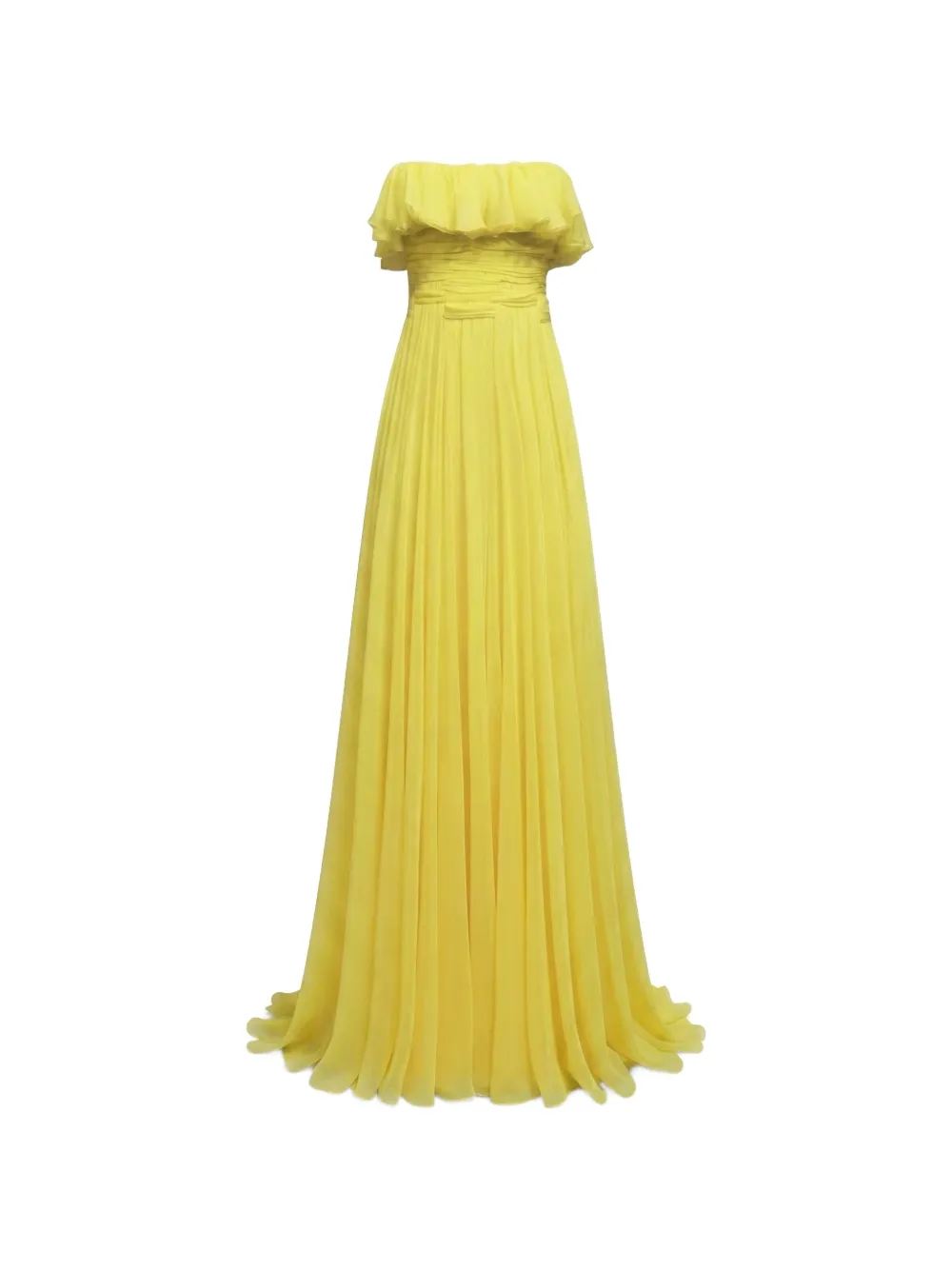 Gemy Maalouf ruffled strapless dress