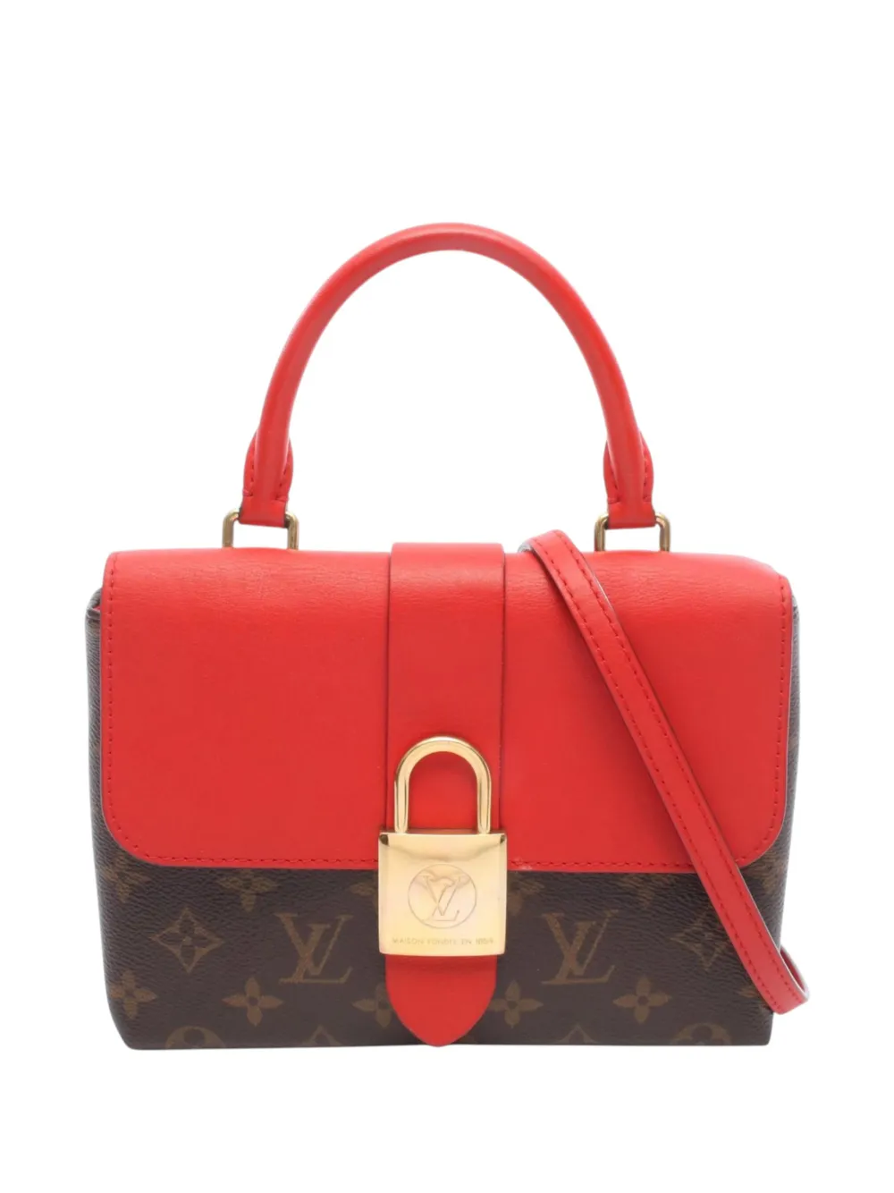 Louis Vuitton Pre-Owned 2019 Monogram Locky BB satchel - Brown