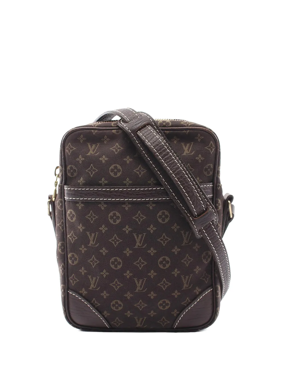 Louis Vuitton Pre-Owned Borsa a tracolla Lin Danube mini con monogramma 2007 - Marrone