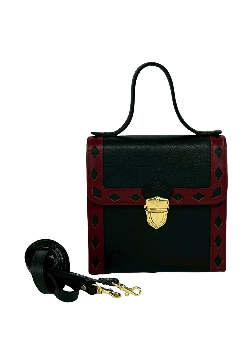 Saint Laurent Pre-Owned 20th Century Satchel-Tasche - Schwarz