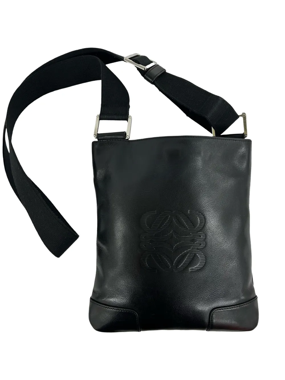 Loewe Pre-Owned 2000-2026 Anagram Umhängetasche aus Leder - Schwarz