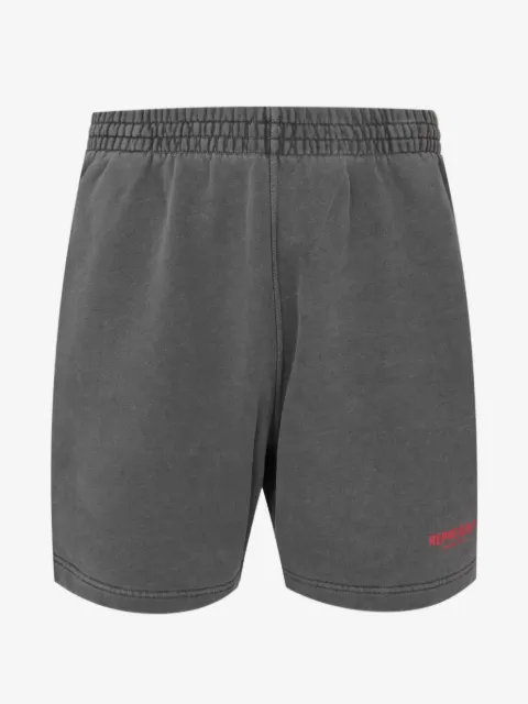Represent contrasting-logo shorts