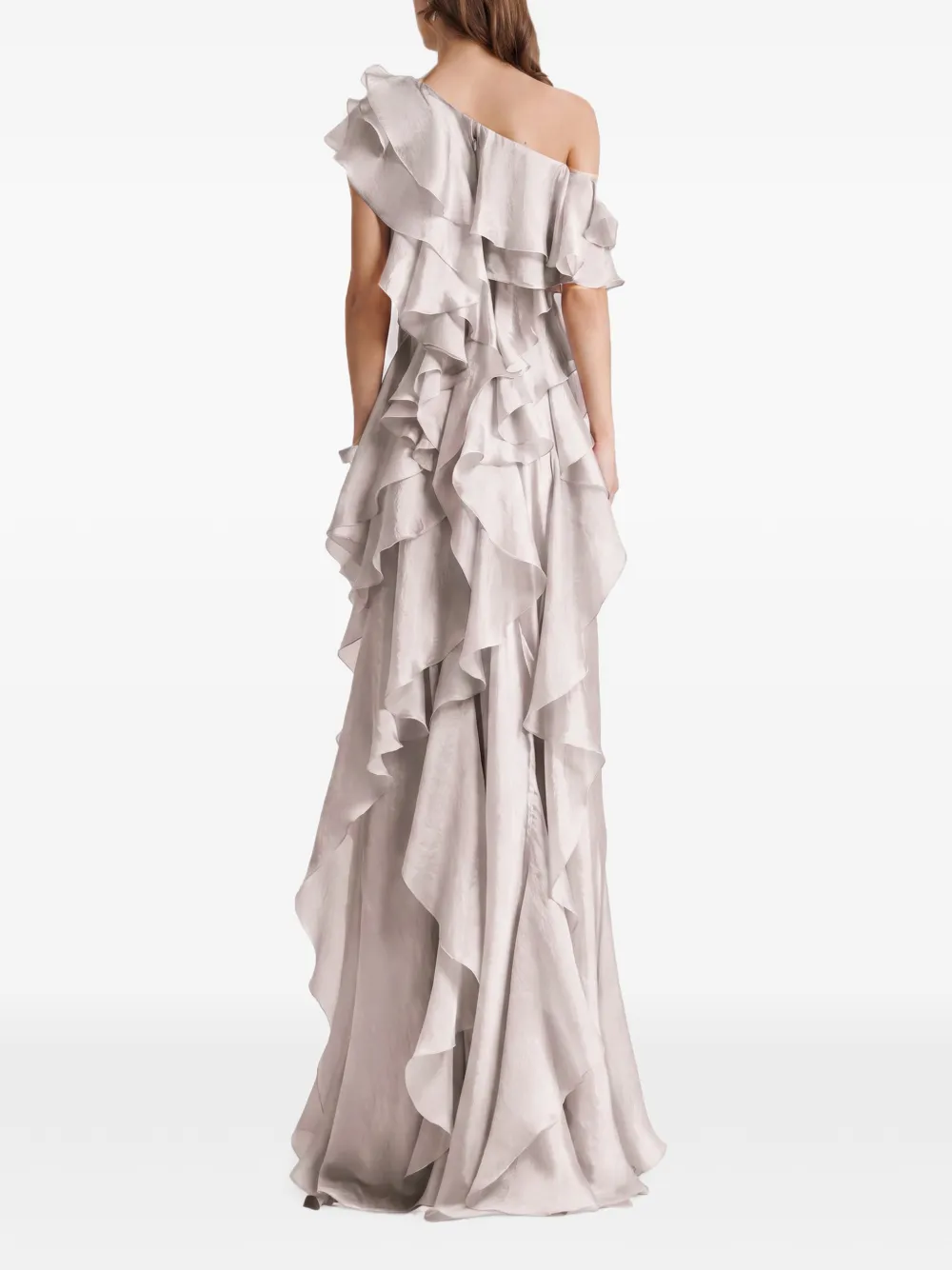Gemy Maalouf Asymmetrische jurk Beige