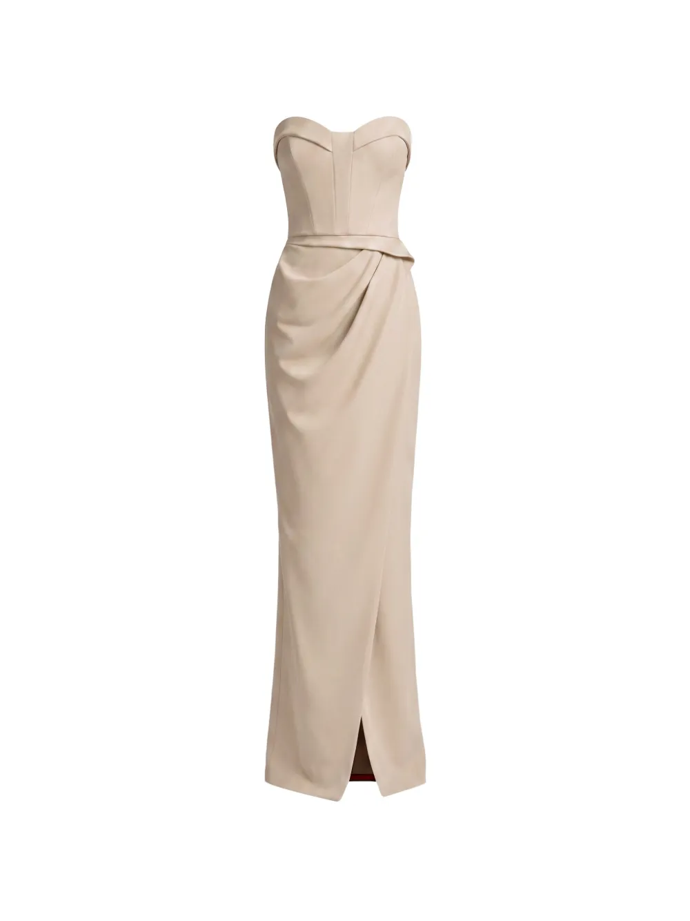 Gemy Maalouf strapless draped dress