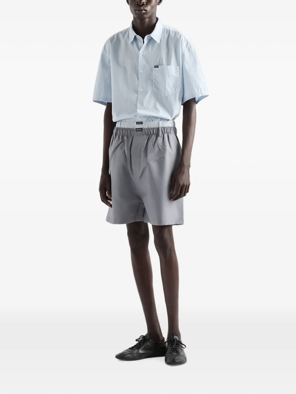 Prada Overhemd met korte mouwen Blauw