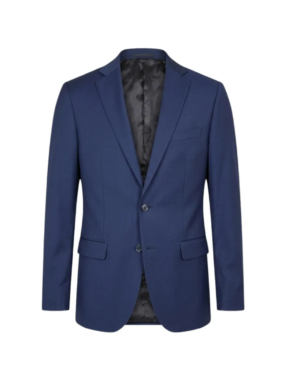 LUIGI BIANCHI MANTOVA Pak met enkele rij knopen Blauw