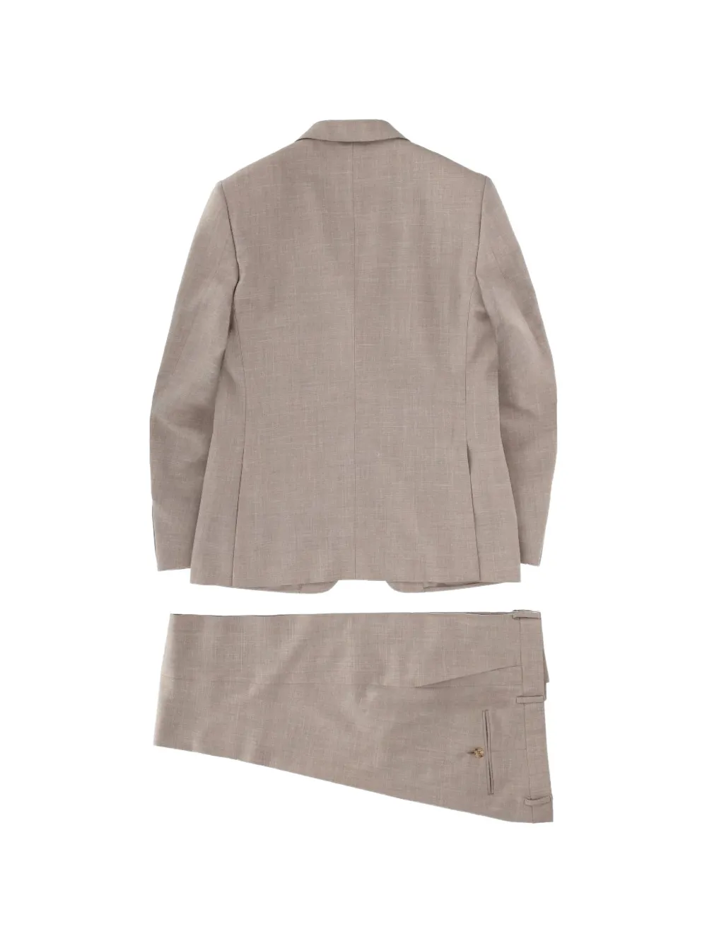 Zegna single-breasted notch-lapel Suit | Neutrals | FARFETCH