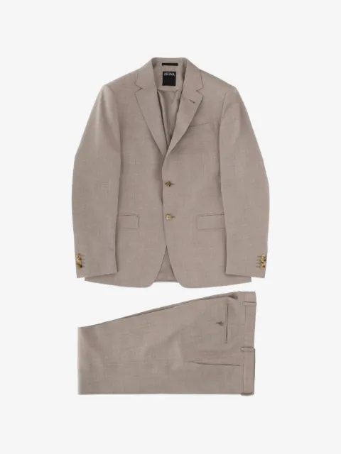 Zegna single-breasted notch-lapel suit