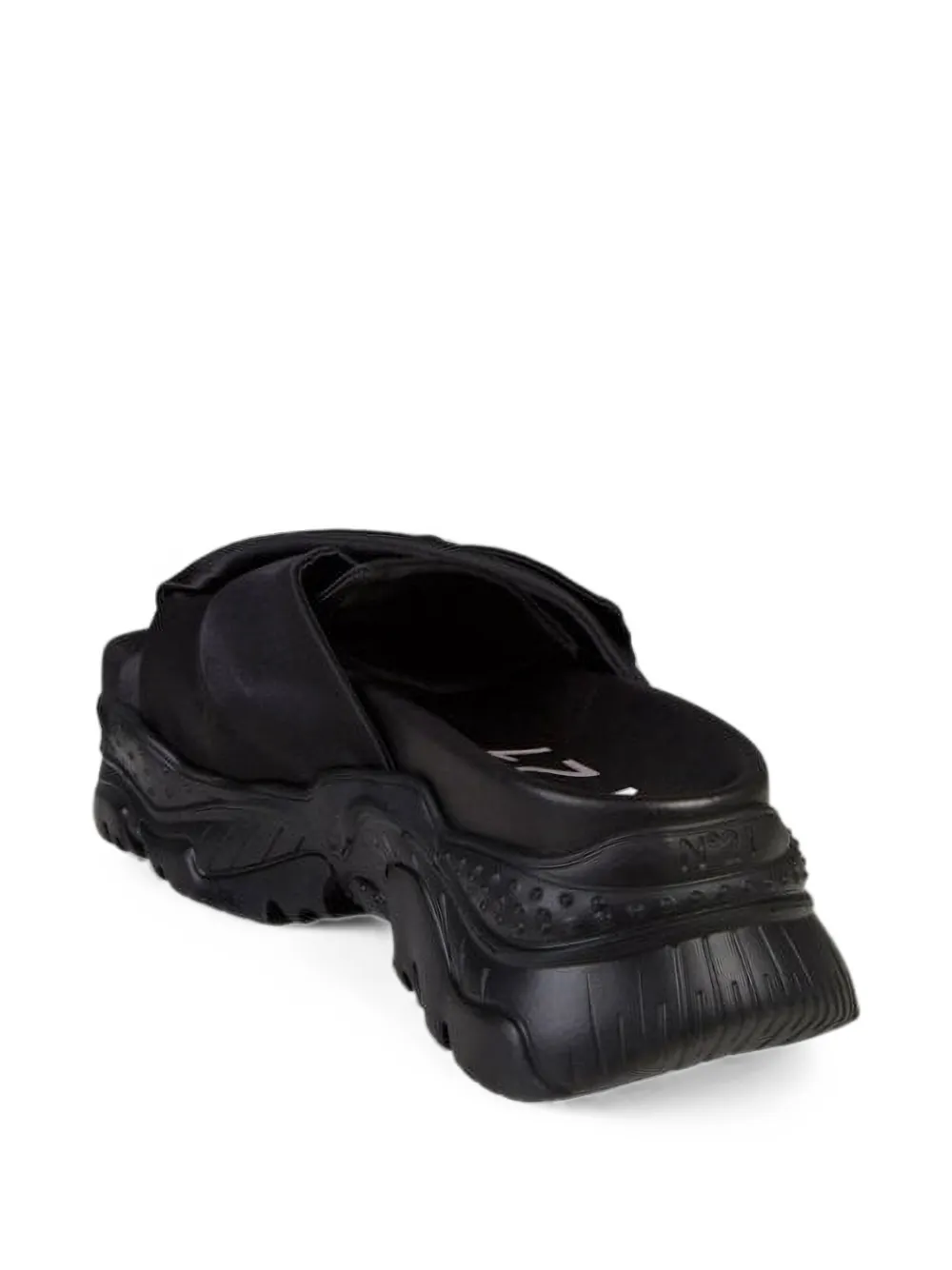 Nº21 bow-detail chunky-sole sandals Zwart