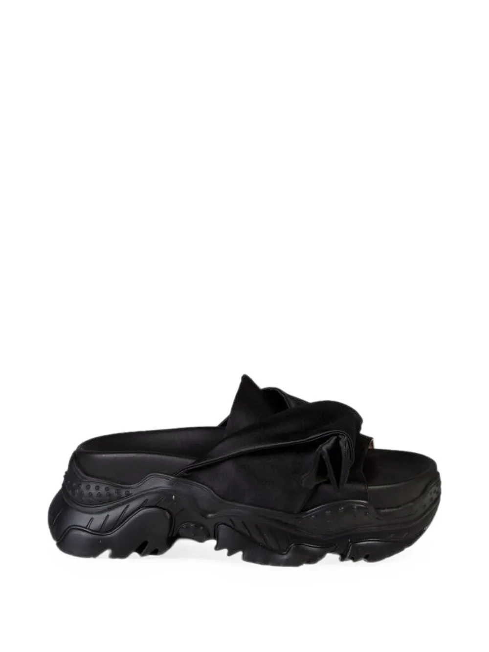 Nº21 bow-detail chunky-sole sandals Zwart