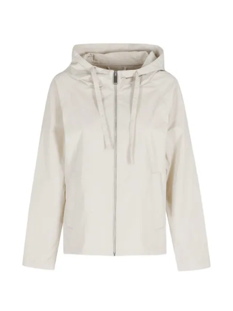 OOF WEAR hooded pleated-back jacket